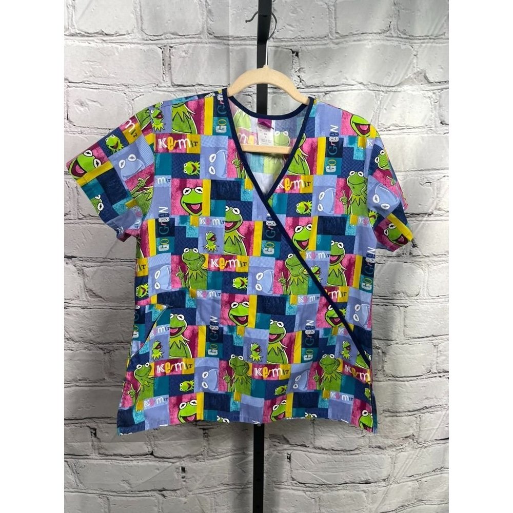 EUC Disney Scrub Top